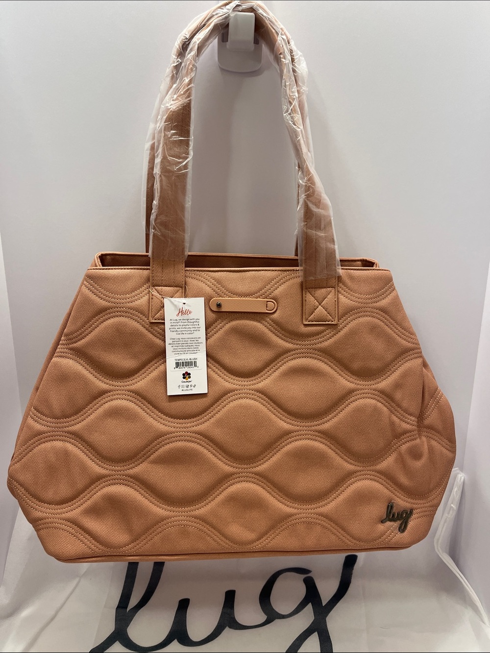 LUG - Tempo Matte Luxe VL Tote Bag in Blush